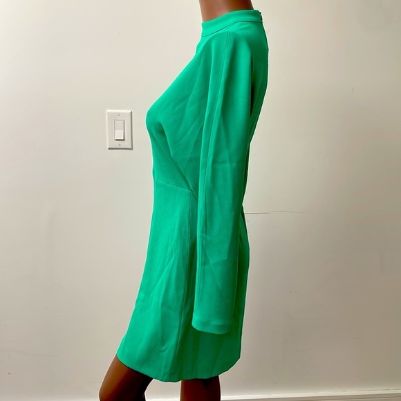 Judith & Charles Montparnasse Dress Spearmint Green Longsleeve High Neck 4 New - Picture 4 of 11